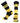 TCK socks Black/Gold / Large Missouri Tigers Socks Game Day Striped Crew Socks
