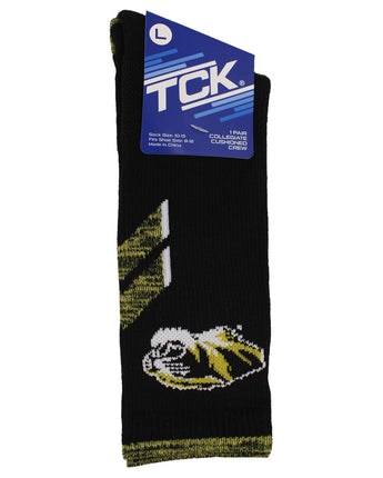 TCK socks Black/Gold / Large Missouri Tigers Socks University of Missouri Tigers Champion Crew Socks