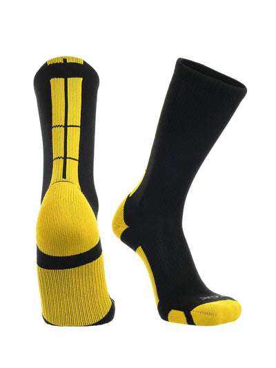 TCK socks Black/Gold / X-Large Crew Socks Baseline 3.0 Adult Sizes Team Colors