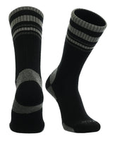 TCK socks Black/Grey / Medium Merino Wool Hiking Socks Crew Length