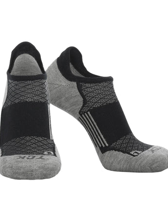 TCK socks Black/Heather Grey / Small Tour No Show Golf & Running Socks
