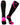 TCK socks Black/Hot Pink / Large Pink Ribbon Awareness Over the Calf Socks