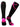 TCK socks Black/Hot Pink / Large Pink Ribbon Awareness Over the Calf Socks