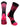 TCK socks Black/Hot Pink / Large Stripes Breast Cancer Awareness Crew Socks