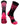 TCK socks Black/Hot Pink / Large Stripes Breast Cancer Awareness Crew Socks