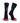 TCK socks Black/Hot Pink / Small After-Glow Graffiti Neon Baseball Crew Socks