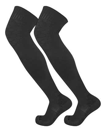 TCK socks Black / Large (9-12 Shoe Size) High Performance Over The Knee Socks