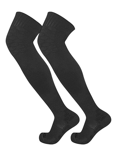 TCK socks Black / Large (9-12 Shoe Size) High Performance Over The Knee Socks