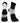 TCK socks Black / Large Achilles Tendonitis Compression Socks For Women and Men, Low Crew 20-30mmHg Compression