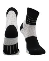 TCK socks Black / Large Achilles Tendonitis Compression Socks For Women and Men, Low Crew 20-30mmHg Compression