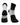 TCK socks Black / Large Achilles Tendonitis Compression Socks For Women and Men, Low Crew 20-30mmHg Compression