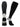 TCK socks Black / Large Compression Socks For Women and Men, Over the Calf Graduated Compression 8-15 mmHg 20-30 mmHg