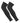 TCK socks Black / Large Defender Padded Knit Leg Sleeves Over the Knee