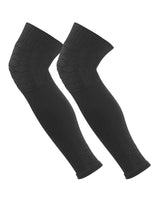 TCK socks Black / Large Defender Padded Knit Leg Sleeves Over the Knee