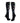 TCK socks Black / Large Lightning Bolt Tube Socks