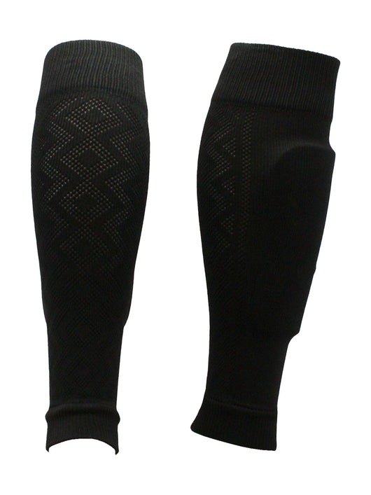 TCK socks Black / Large Soccer Shin Guard Sleeves