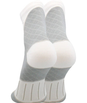 TCK socks Black / Medium Achilles Tendonitis Compression Socks For Women and Men, Low Crew 20-30mmHg Compression