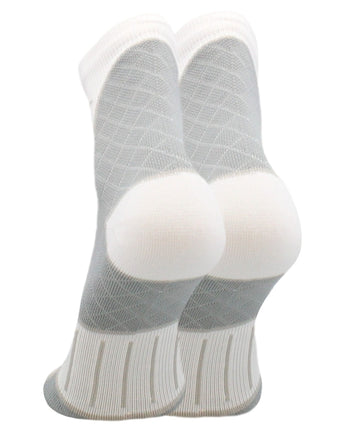 TCK socks Black / Medium Achilles Tendonitis Compression Socks For Women and Men, Low Crew 20-30mmHg Compression