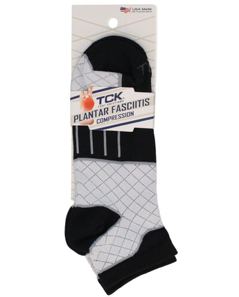 TCK socks Black / Medium Plantar Fasciitis Relief Socks for Men and Women with Targeted Compression