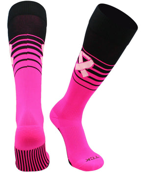 TCK socks Black/Neon Pink / Small Breaker Breast Cancer Awareness Socks
