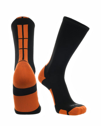 TCK socks Black/Orange / Medium Crew Socks Baseline 3.0 Adult Sizes Team Colors