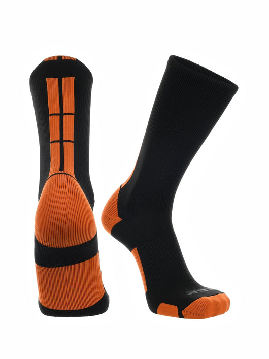 TCK socks Black/Orange / Small Baseline 3.0 Athletic Crew Socks