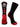 TCK socks Black/Scarlet / Large Nebraska Cornhuskers Blackshirts Baseline Crew USA Made