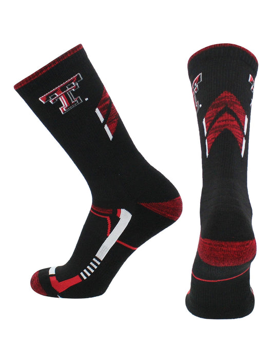 TCK socks Black/Scarlet / Large Texas Tech Red Raiders Socks Texas Tech University Red Raiders Champion Crew Socks