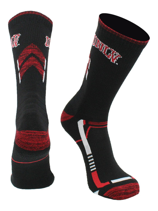 TCK socks Black/Scarlet / Large UNLV Rebels Socks University of Nevada Las Vegas Rebels Champion Crew Socks