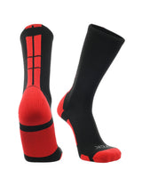 TCK socks Black/Scarlet / X-Large Crew Socks Baseline 3.0 Adult Sizes Team Colors