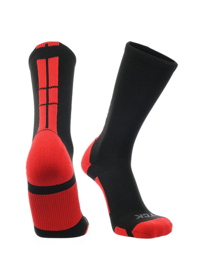 TCK socks Black/Scarlet / X-Large Crew Socks Baseline 3.0 Adult Sizes Team Colors