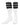 TCK socks Black / Small Retro 3 Stripe OTC Tube Socks