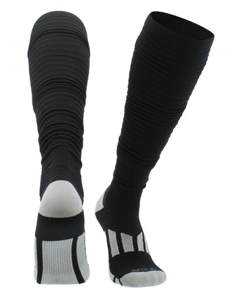 TCK socks Black / Small Scrunch Football Socks For Boys and Men