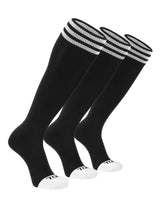 TCK socks Black/White 3-Pack / X-Small Prosport Trio Striped Socks