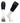 TCK socks Black/White / Large End Zone Over the Calf Football Socks