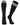 TCK socks Black White / Large Euro Style 3 Stripe Soccer Socks With Fold Down Top