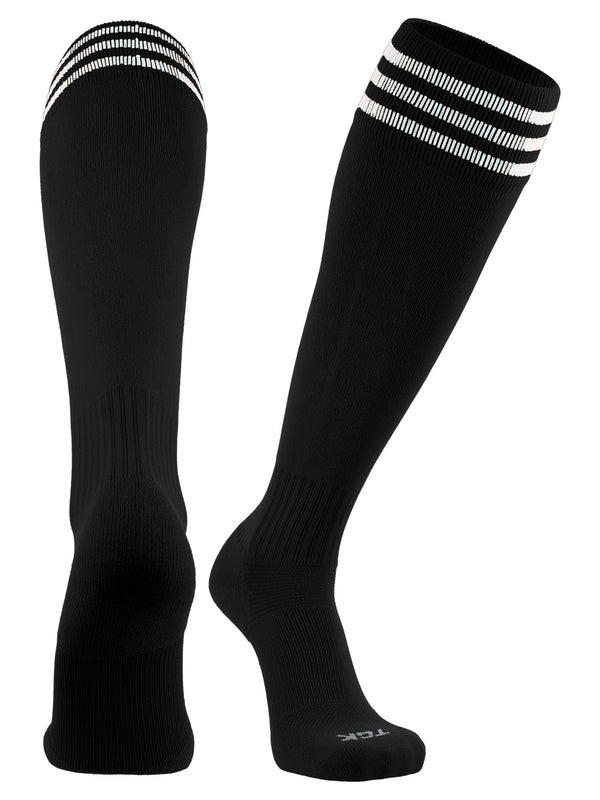 TCK socks Black/White / Medium Finale 3-Stripe Soccer Socks