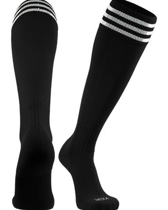 TCK socks Black/White / Medium Finale 3-Stripe Soccer Socks