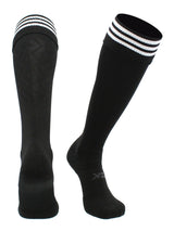 TCK socks Black/White / Medium Premier Soccer Sock with Fold Down Stripes