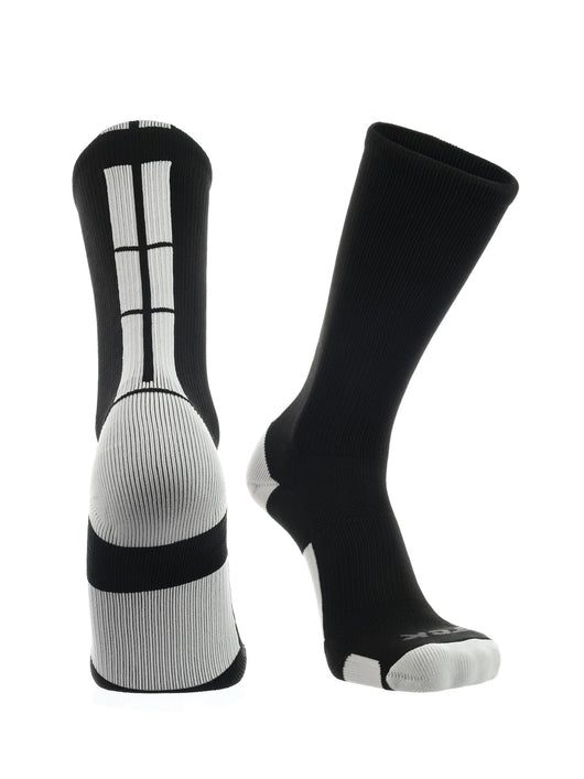 TCK socks Black/White / Small Baseline 3.0 Athletic Crew Socks
