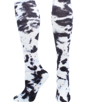TCK socks Black/White / Small Tie Dye Multisport Tube Socks