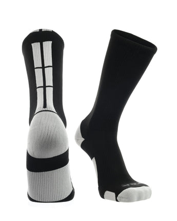 TCK socks Black/White / X-Large Crew Socks Baseline 3.0 Adult Sizes Team Colors