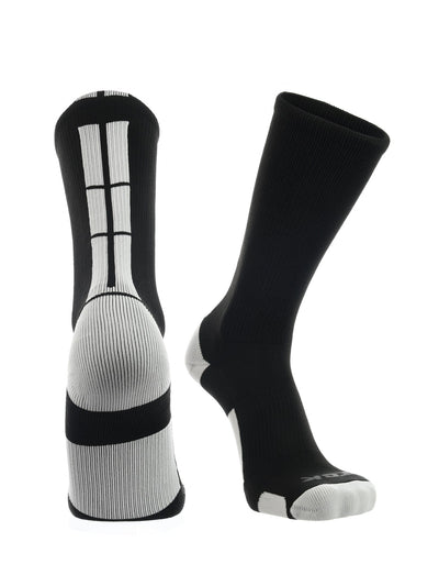 TCK socks Black/White / X-Large Crew Socks Baseline 3.0 Adult Sizes Team Colors