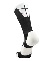 TCK socks Black/White / X-Large Goalline 2.0 Football Socks Crew Length