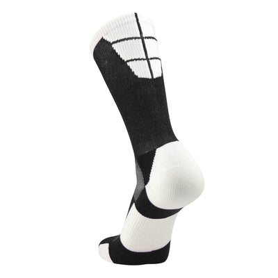 TCK socks Black/White / X-Large Goalline 2.0 Football Socks Crew Length