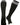 TCK socks Black/White / X-Small Prosport Striped Over the Calf Tube Socks