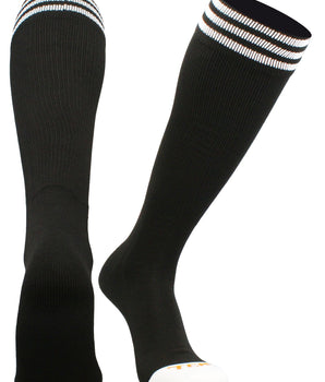 TCK socks Black/White / X-Small Prosport Striped Over the Calf Tube Socks