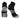 TCK socks Black / X-Large Athletic Performance Ankle Socks for Men and Women