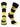 TCK socks Black/Yellow / Large Wichita State Shockers Socks Game Day Striped Crew Socks