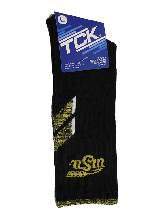 TCK socks Black/Yellow / Large Wichita State Shockers Socks Wichita State University Shockers Champion Crew Socks